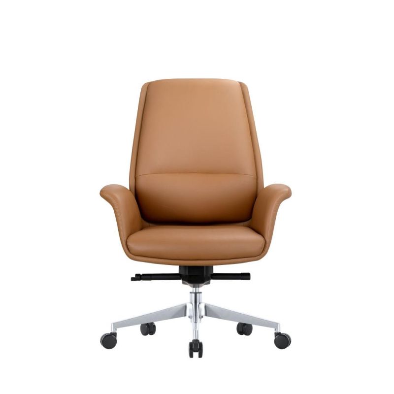 High Back Adjustable Ergonomic Leather Tilting Swivel Home Office Executive Office Chair