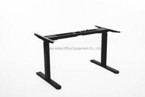 Modern Office Furniture Standing Electric Height Adjustable Desk Office Table Black Gaming Desk