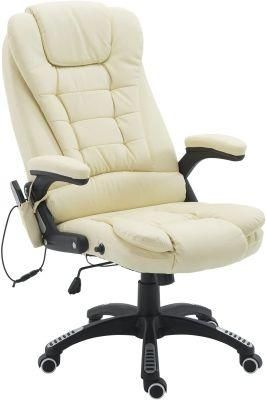 Adjustable Heated Ergonomic Massage Swivel Leather Executive Home Office Chair