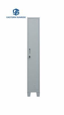 Fireproof Steel Wardrobe with Cyber Lock Single Door Metal Locker