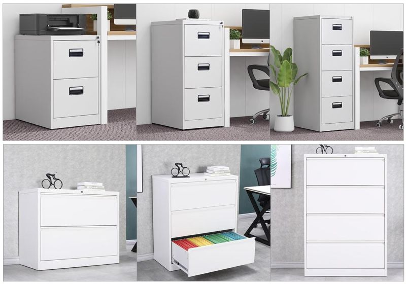 G Handle Lockable Steel Office Storage File Hanging Cabinet Vertical