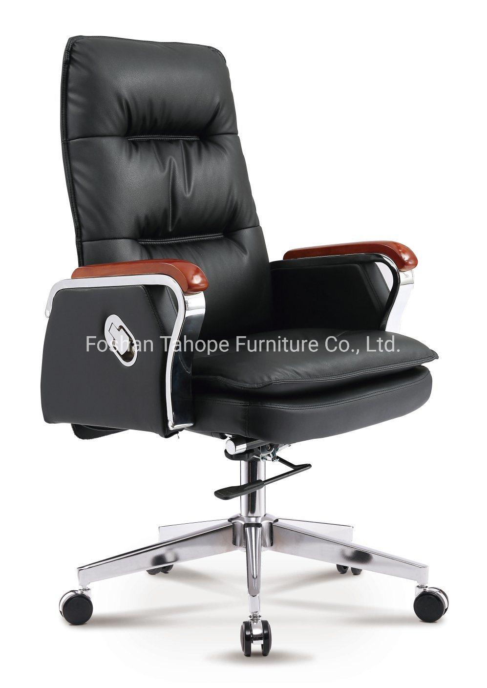 Modern Luxury Functional Office Furniture Executive Manager Leather Chair Adjustable Style
