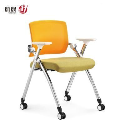 Foldable Training Room Chairs School Chairs with Wheels Office Furniture