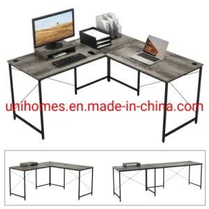 Modern Desk Computer Corner Desk Home Office Writing Study Workstation with Small Table