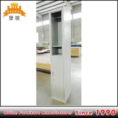 Sloping Top Locker School Furniture 2 Door Steel Cabinet Metal Locker