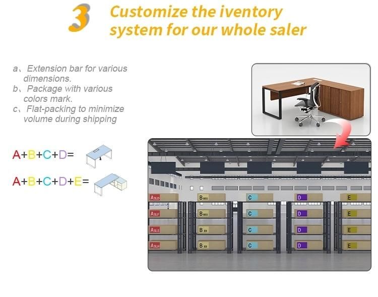 Factory Price Director Table Design Furniture Manager Office Executive Desk