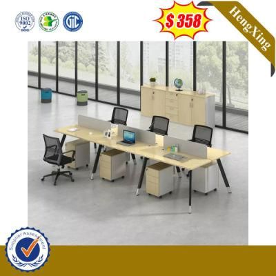 Hot Sell Wooden Office Computer Desk 6 Seats Workstation