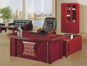 Office Table Executive Table Shining Glossy Finish Paper Melamine Desk Boss Office Furniture