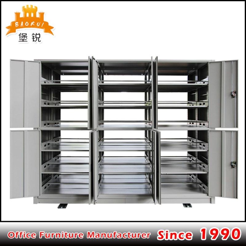 Customized File Compactor Steel Mobile Compactor Filing Cabinets Mobile Filing Shelving System