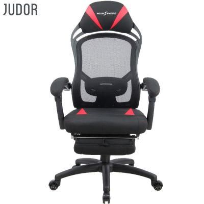 Judor Swivel Office Chair Mesh Computer with Footrest Reclining Gaming Chair
