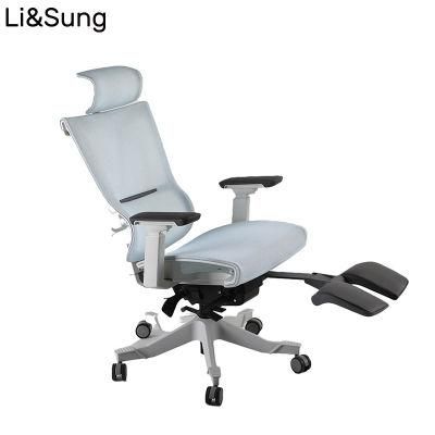 Ergonomic High Back Adjustable Armrest Footrest Mesh Task Office Chair