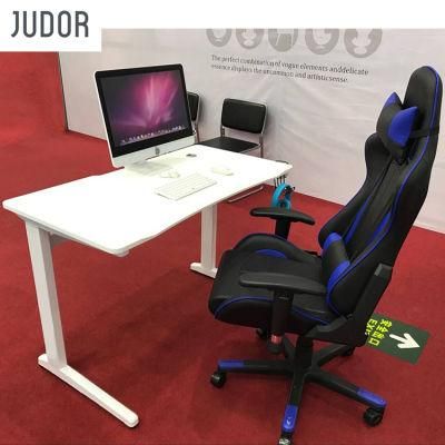 Judor Cheap Computer PC Gaming Desk Modern Desk Racing Table with Cup Holder, Headphone Hook Gaming Desk