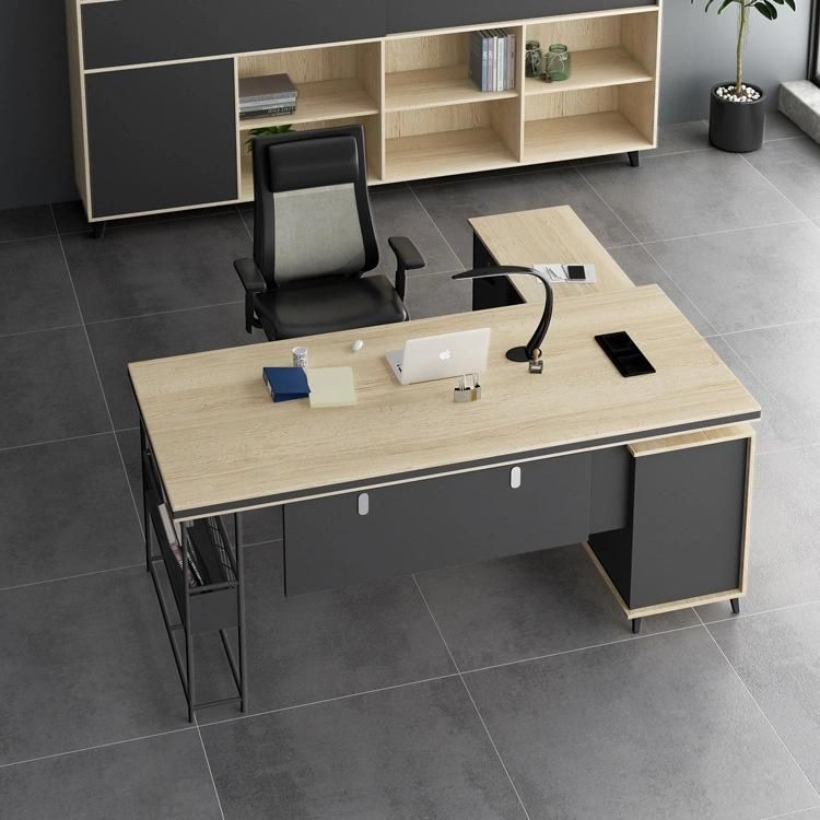 Loft Style Antique Manager Office CEO Computer Wooden Executive Desk