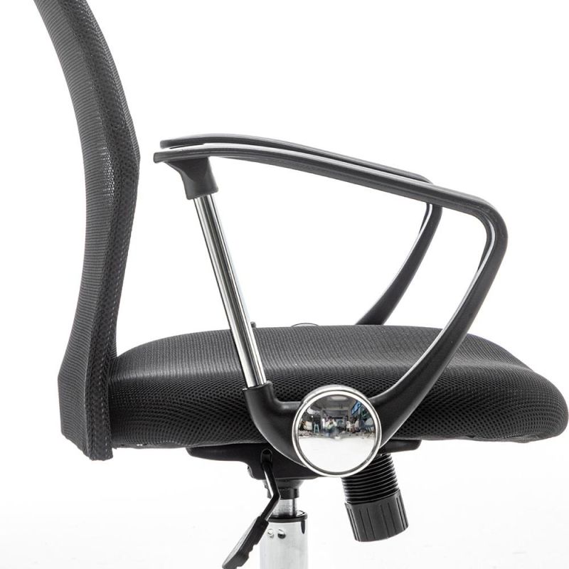 Cheap Factory Price Black Breathable Customized Color Adjustable Fabric Wheels Backrest Mesh Office Chair