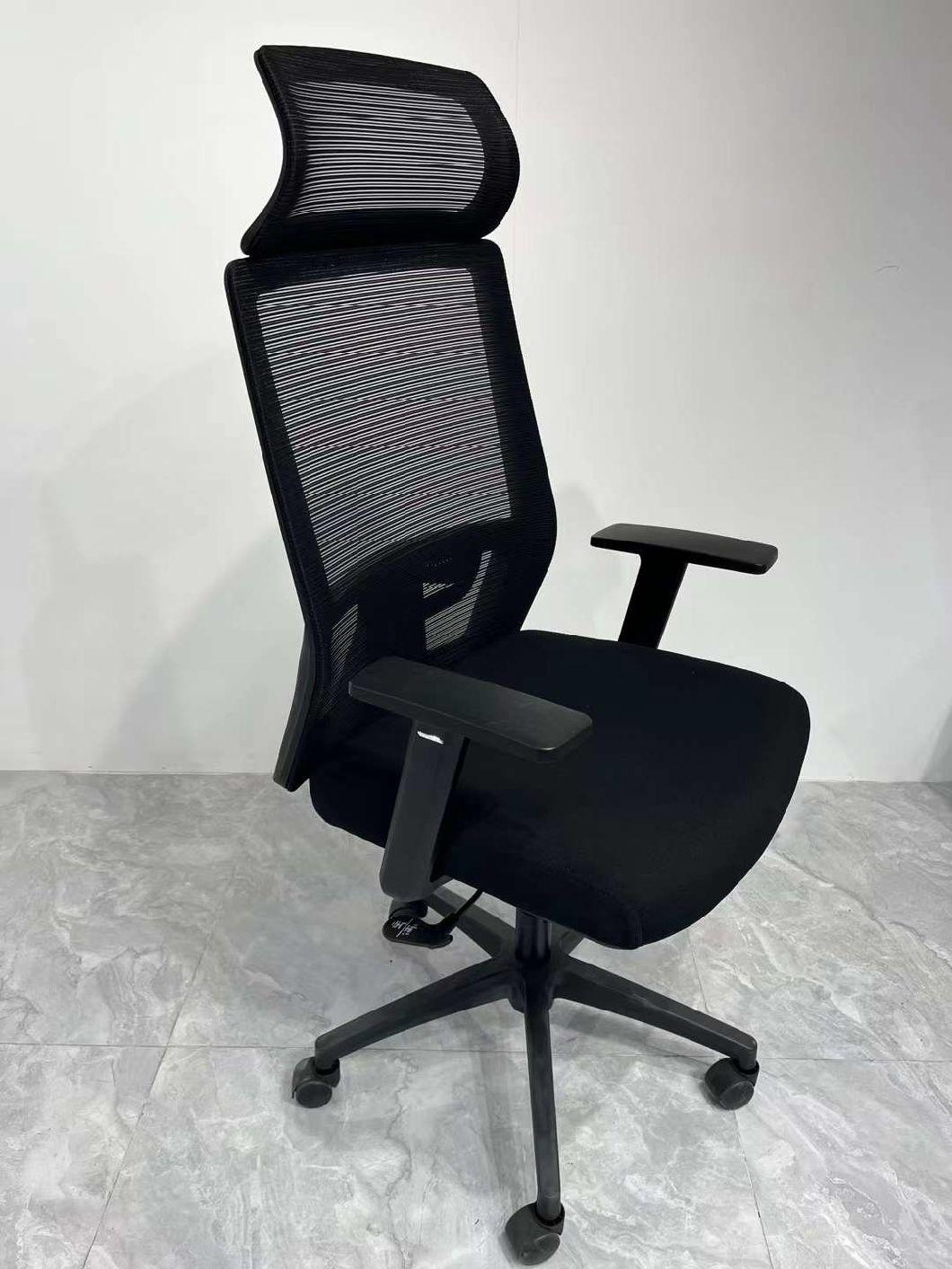 Factory Wholesale High Back Swivel Headrest Ergonomic Office Mesh Chair