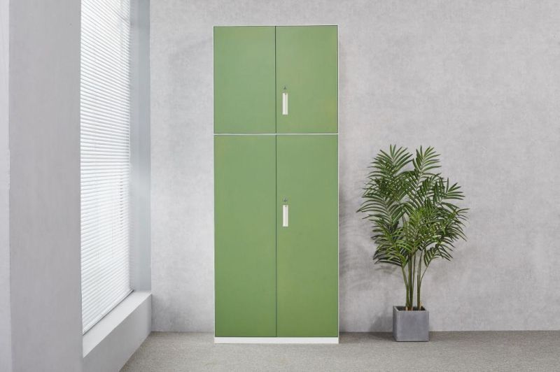 Wholesale Cheap Green Wardrobe Cabinet Bedroom Furniture Wood Wardrobe Cabinet