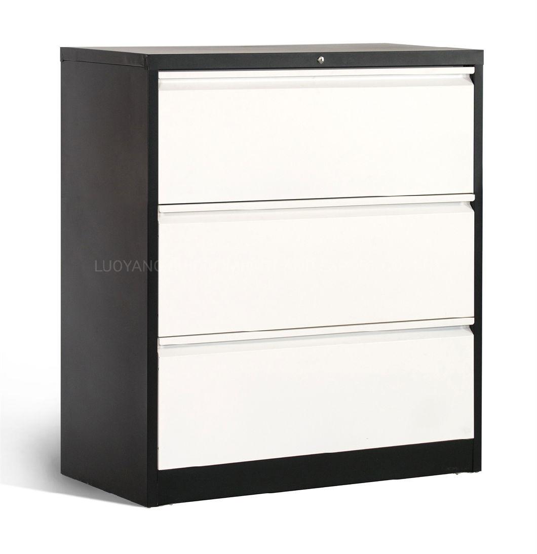 3 Drawers FC/A4 Folder Lateral Filing Cabinets Storage File Cabinet