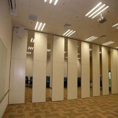 Office Acoustic Room Movable Partition Walls / Conference Hall Sliding Folding Partition