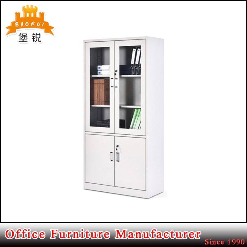 Swing Glass Door Hospital Stainless Steel File Cabinet