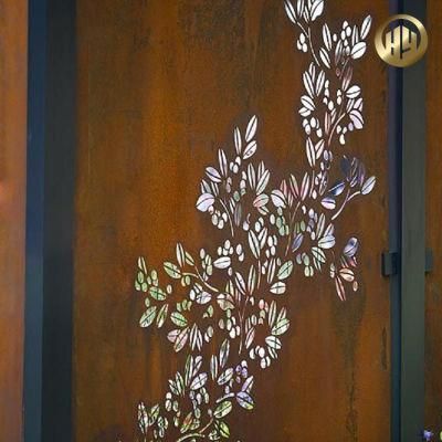 Customzied Corten Steel Laser Cut Decorative Screen