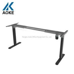 Cheap Manual Height Adjustable Sit Stand Office Table Computer Standing Desk