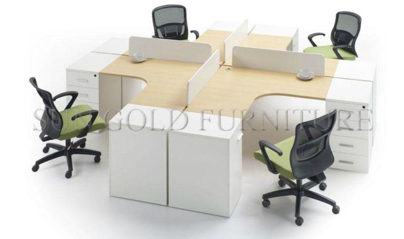 Modern Office Wholesale Furniture 4 Person Office Cubicle