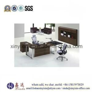 L-Shape Melamine Laminated CEO Director Office Desk (1314#)