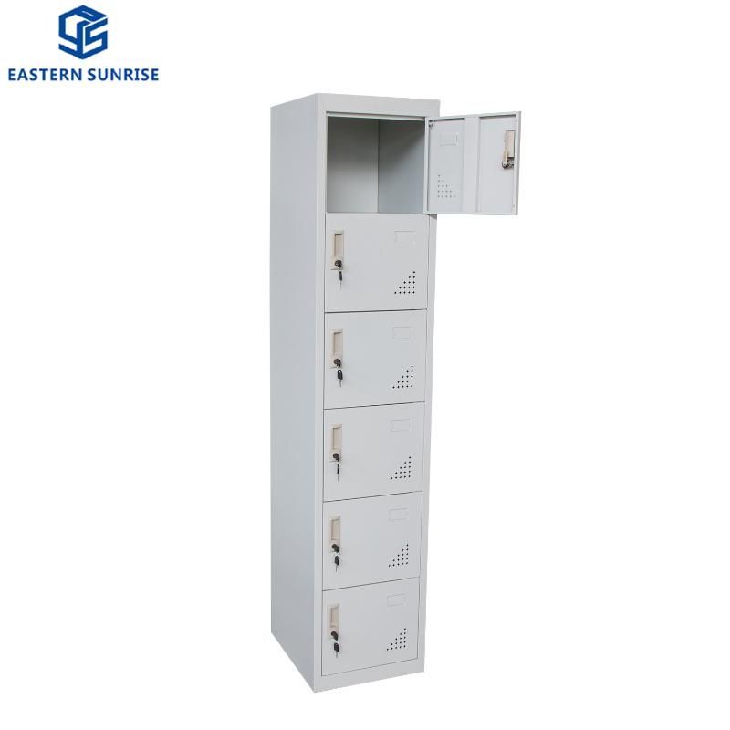 Metal Office Furniture Storage Cabinet with 6 Tier