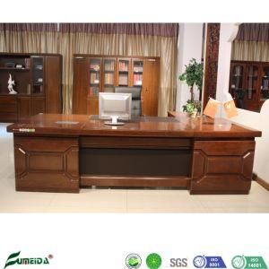 Large Veneer Solid Wood Boss Executive Table Office Furniture with Executive Desk
