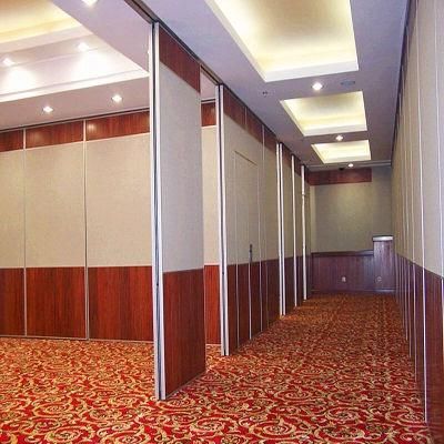 Soundproof Material Sliding Aluminium Track Conference Room Partition Movable Wall