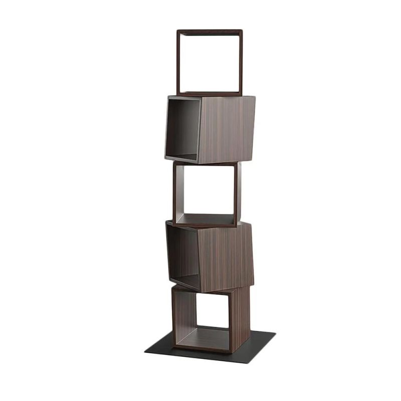 Fs53A Latest Wooden Bookcase, Italian Design Bookcase in Home and Hotel