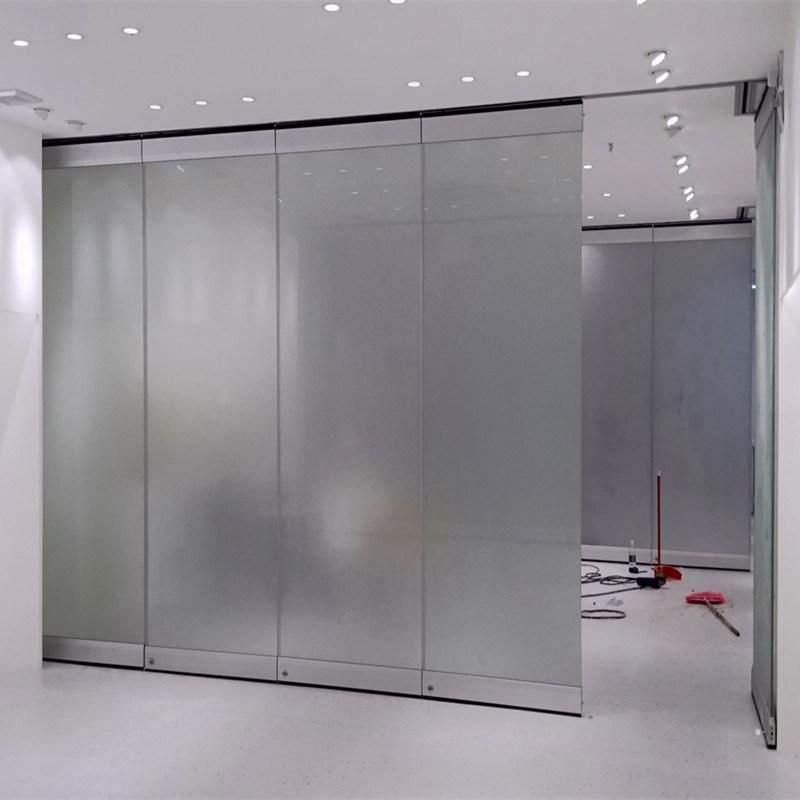 Folding Glass Partition Accessories Frameless Aluminium Glass Partition for Bathroom