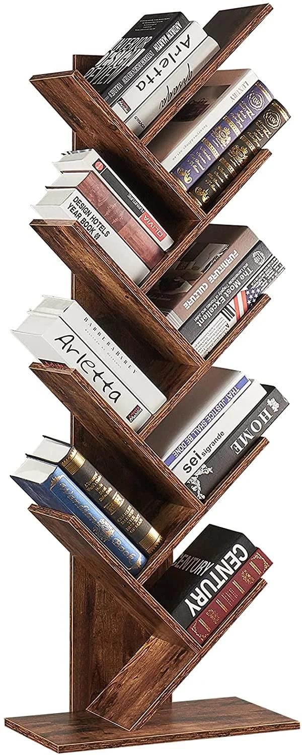 Tree Bookshelf Bookshelves Floor Standing Tree Bookcase in Living Room Home Office