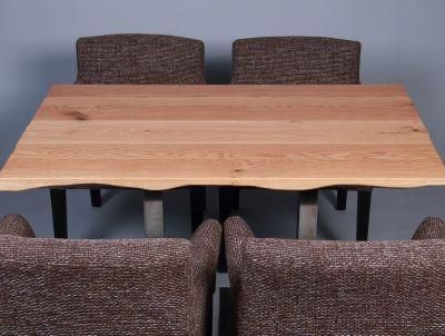 Solid White Oak Edge Glued Coffee Table