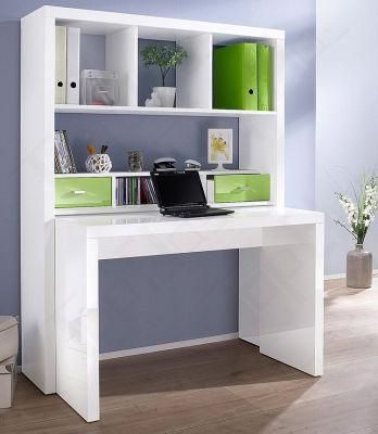 Children&prime; S Learning Desk Home Computer Desk Bookshelf Integration