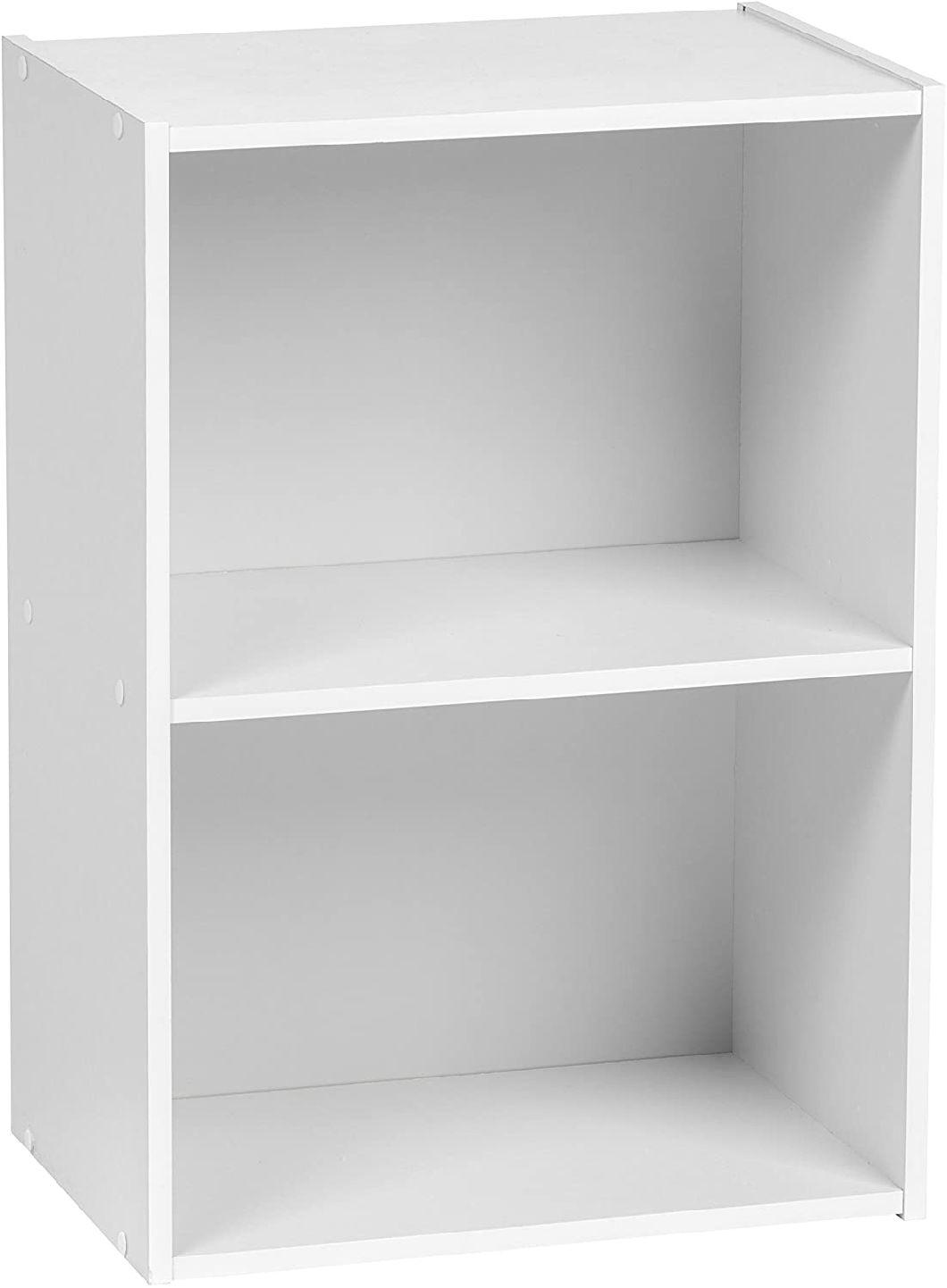 Modern White Bookshelf Bookcase Storage Shelf for Home Office Living Room