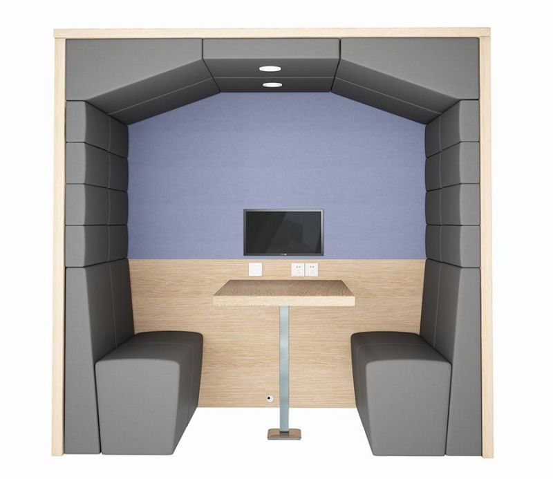 Single Type Wooden Open Office Work Pods