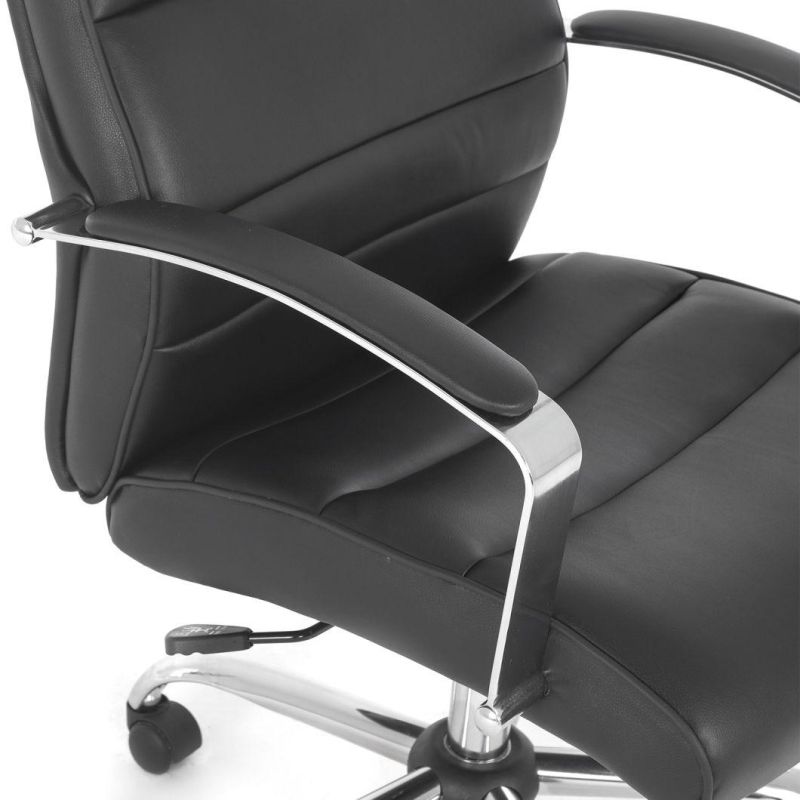 Factory Wholesale Middle Back PU Leather Office Executive Chair