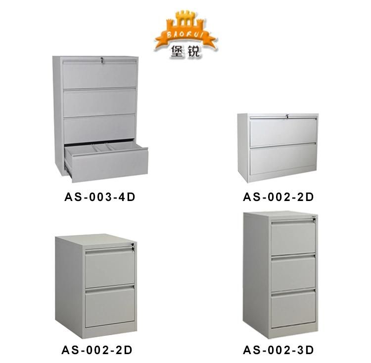 Metal Horizon Filing Cabinet with 3 Drawers