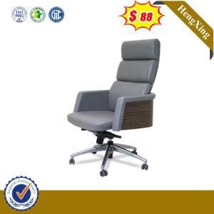 Wooden Fashion Top Cow Leather Luxury Executive Boss Chair Office Furniture