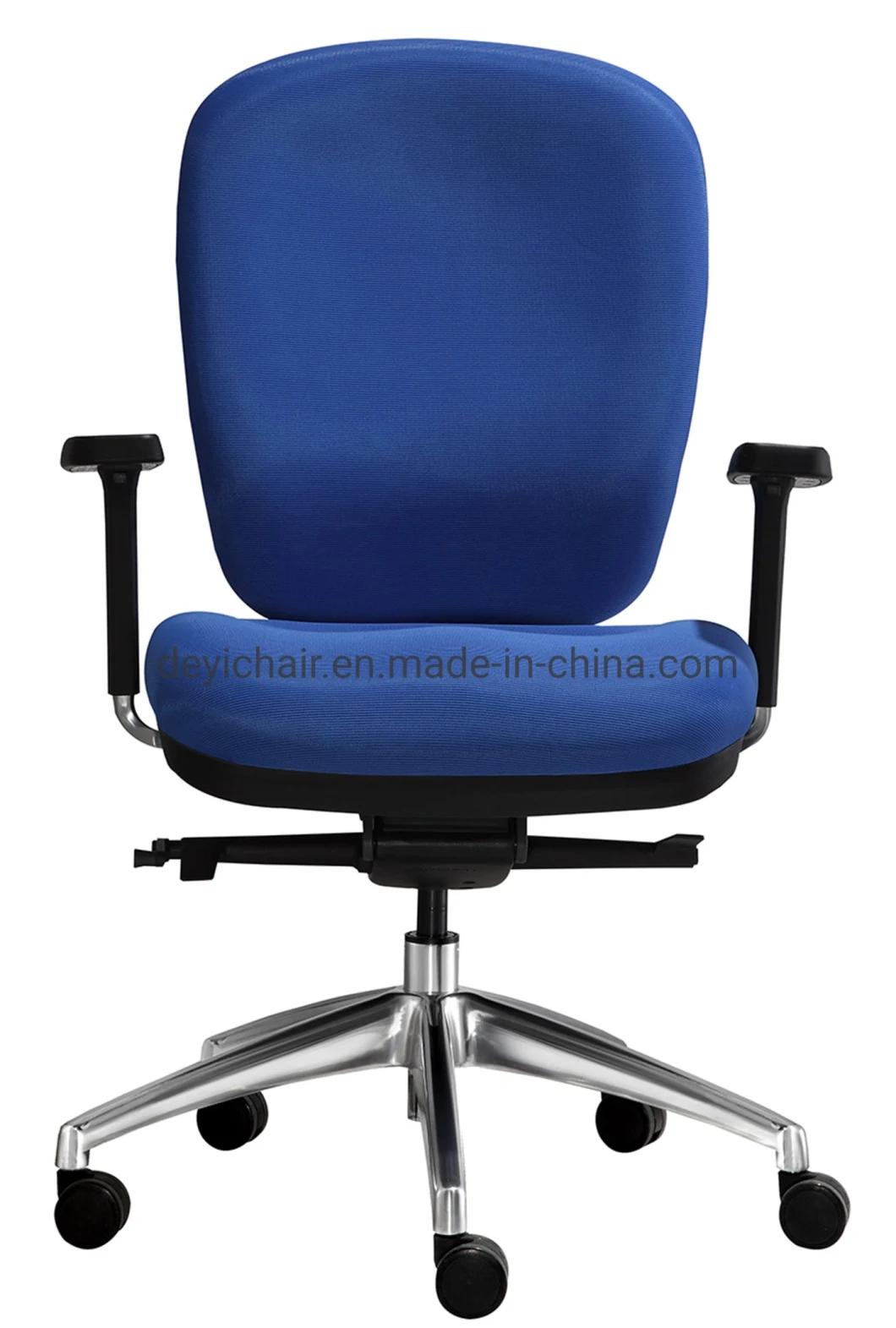 Ratchet Back Al-350 Aluminum Base PU Castor PU Adjustment Armrest Donati Aluminum Synchronized Mechanism Mould Foam Office Chair