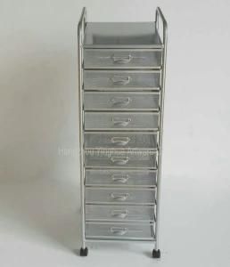 Mesh Roing File Storage Cart-10 Drawers (YH5122042)