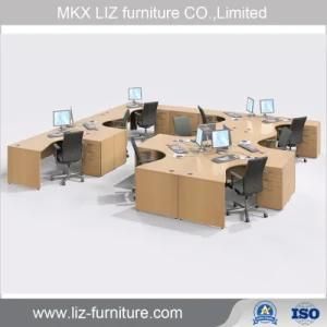Customized Design Melamine Office Desk Workstation Table (AM-092)