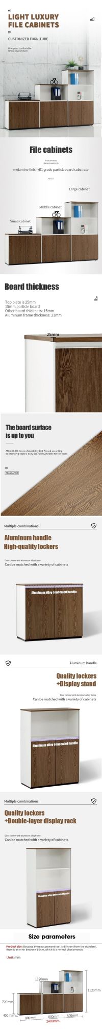 Wholesale Simple Design Office Bookshelf Furniture Wooden Cupboard