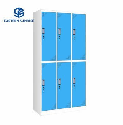 Durable and Colorful 6 Door Smart Luggage Lockers