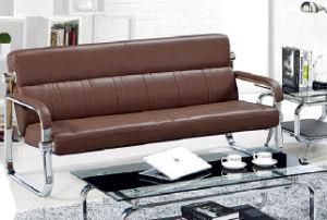 Hot Sale Leather Sofa with Matel Frame in Stock 1+1+3