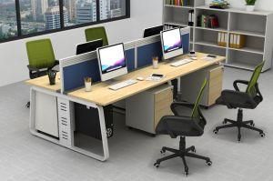 Modern 4 Persons Office Furniture Workstation Desk Table