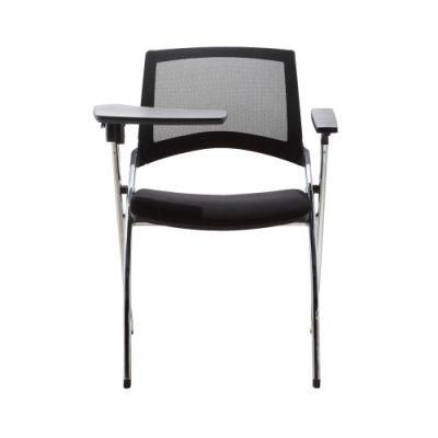 Plastic Upholstered Folding Work Study Writing Pad Student Chair