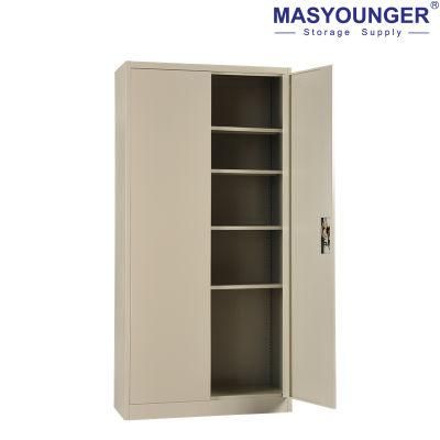 Beige Color Steel 2 Door File Storage Metal Filing Cabinet
