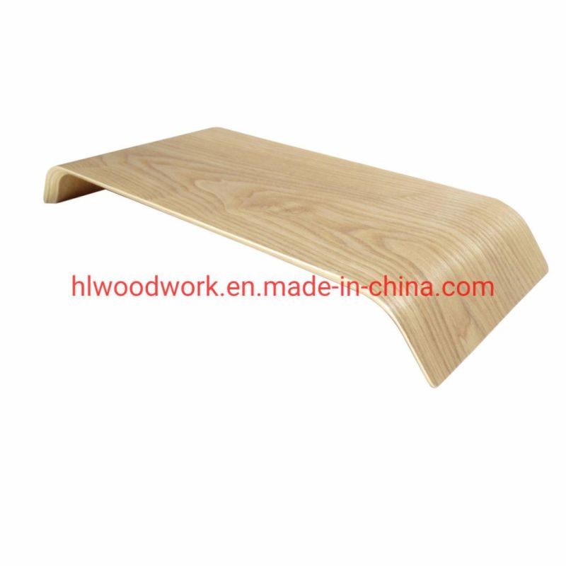Wood Monitor Stand Riser Computer Desk Riser + Phone/Tablet Holder - Desktop Raiser for PC, Laptop Stand, iMac Stand, Office Monitors